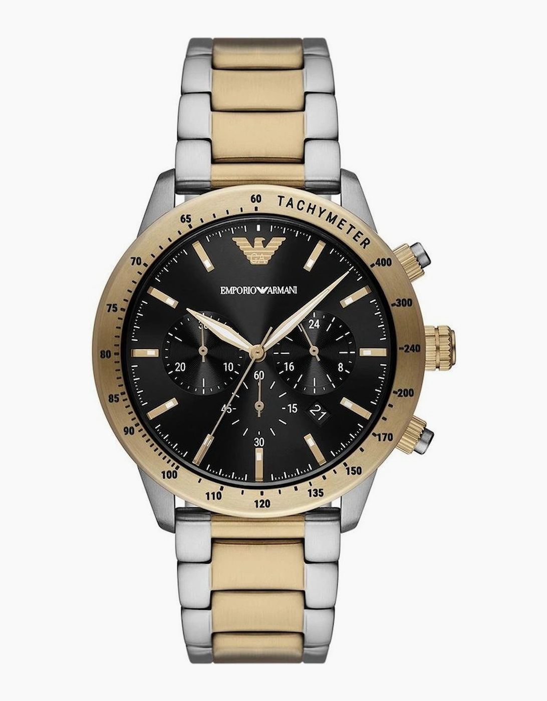 Emporio Armani Men's Emporio Armani AR11521 Mario Chronograph Men's Watch - Black