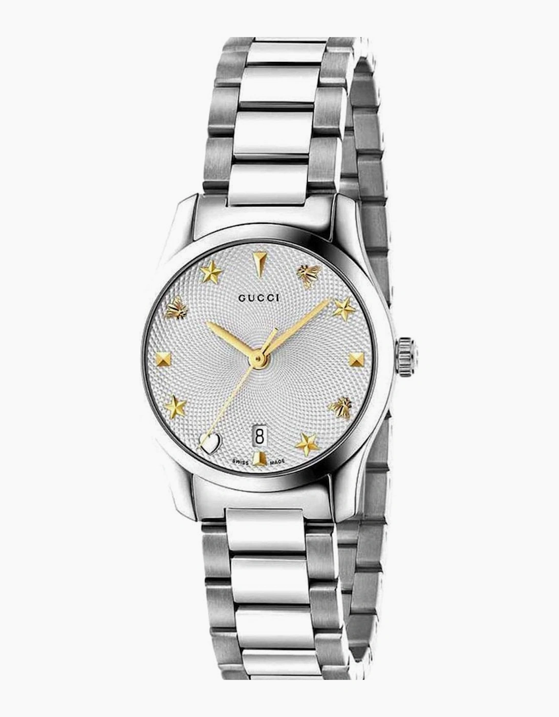 Gucci Women's Gucci YA126572A G-Timeless 27mm Ladies Watch - Silver