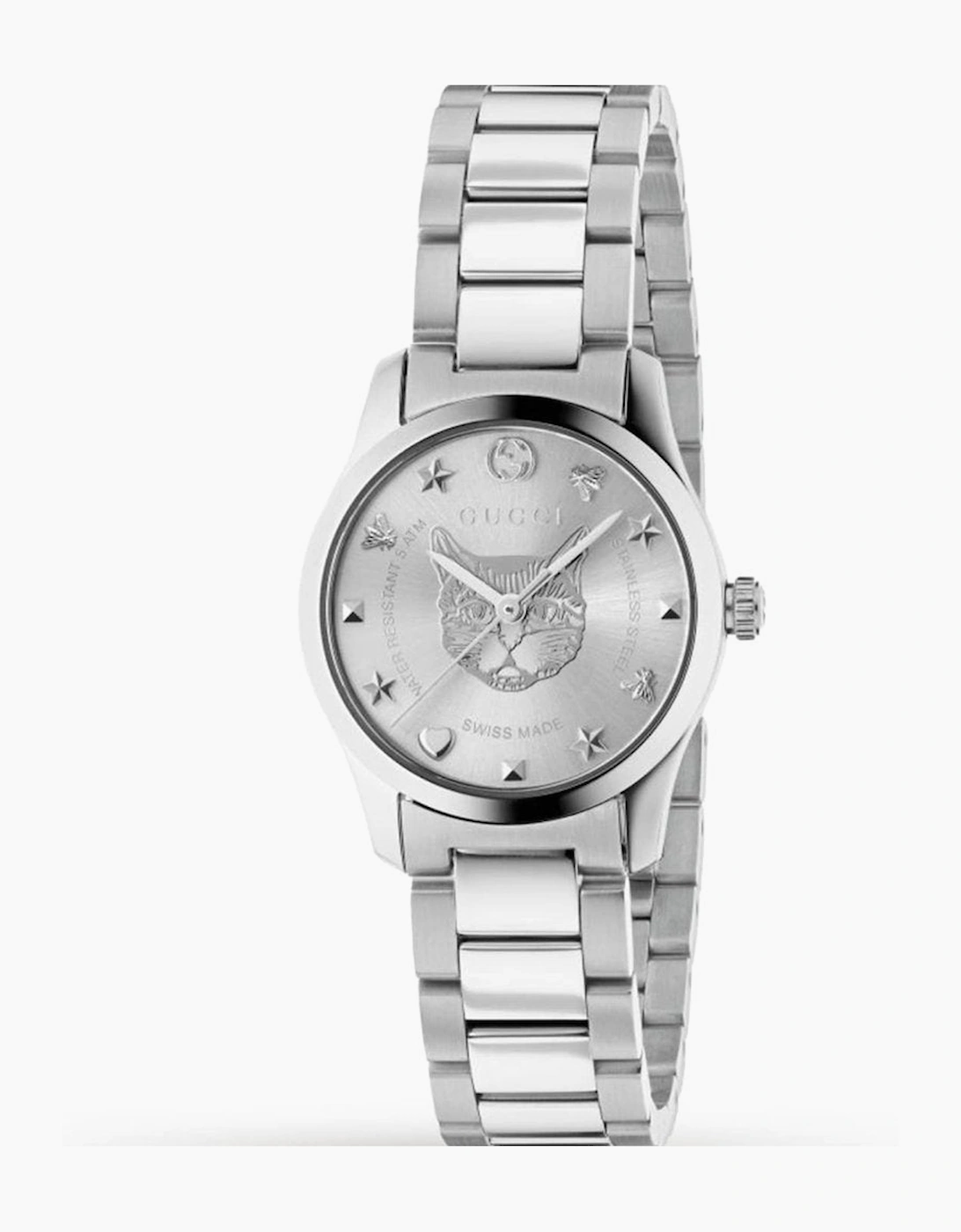 Gucci Women's Gucci YA126595 G-Timeless Ladies Watch - Silver