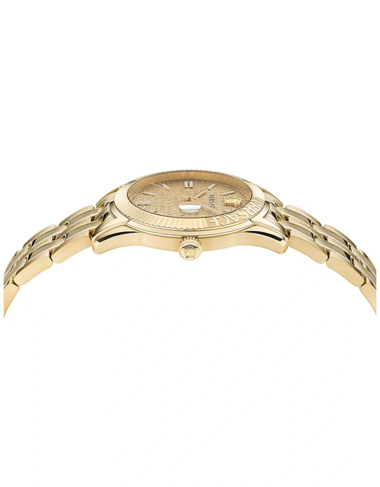 VE3K00522 Greca Time Men's Champagne Watch