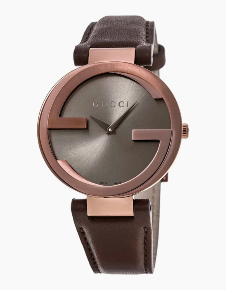 YA133309 Interlocking G Brown Dial Ladies Watch