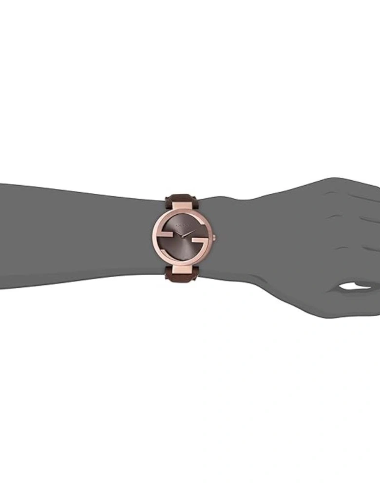 YA133309 Interlocking G Brown Dial Ladies Watch