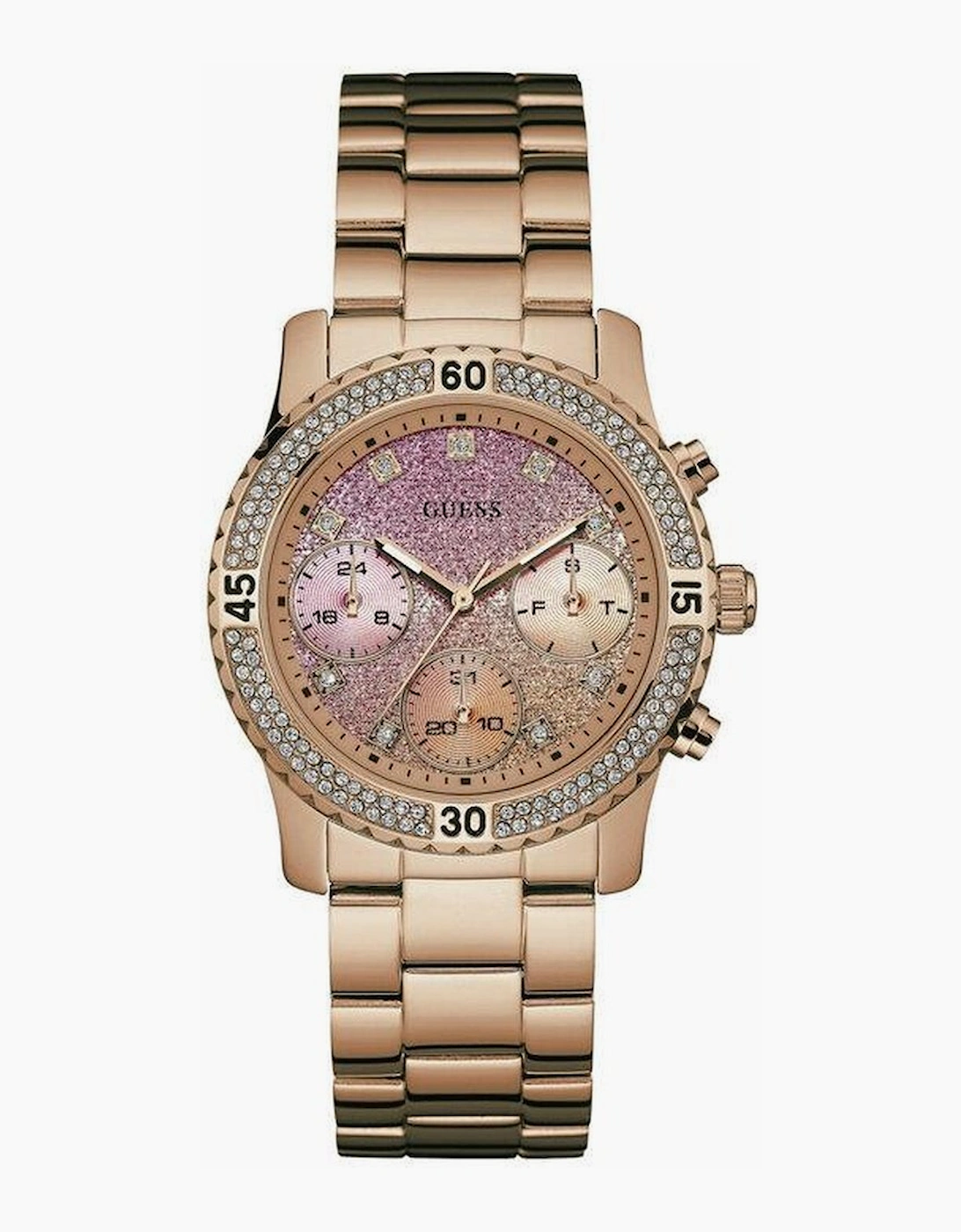 Guess Women's Guess W0774L3 Confetti Analogue Quartz Women's Watch - Brown