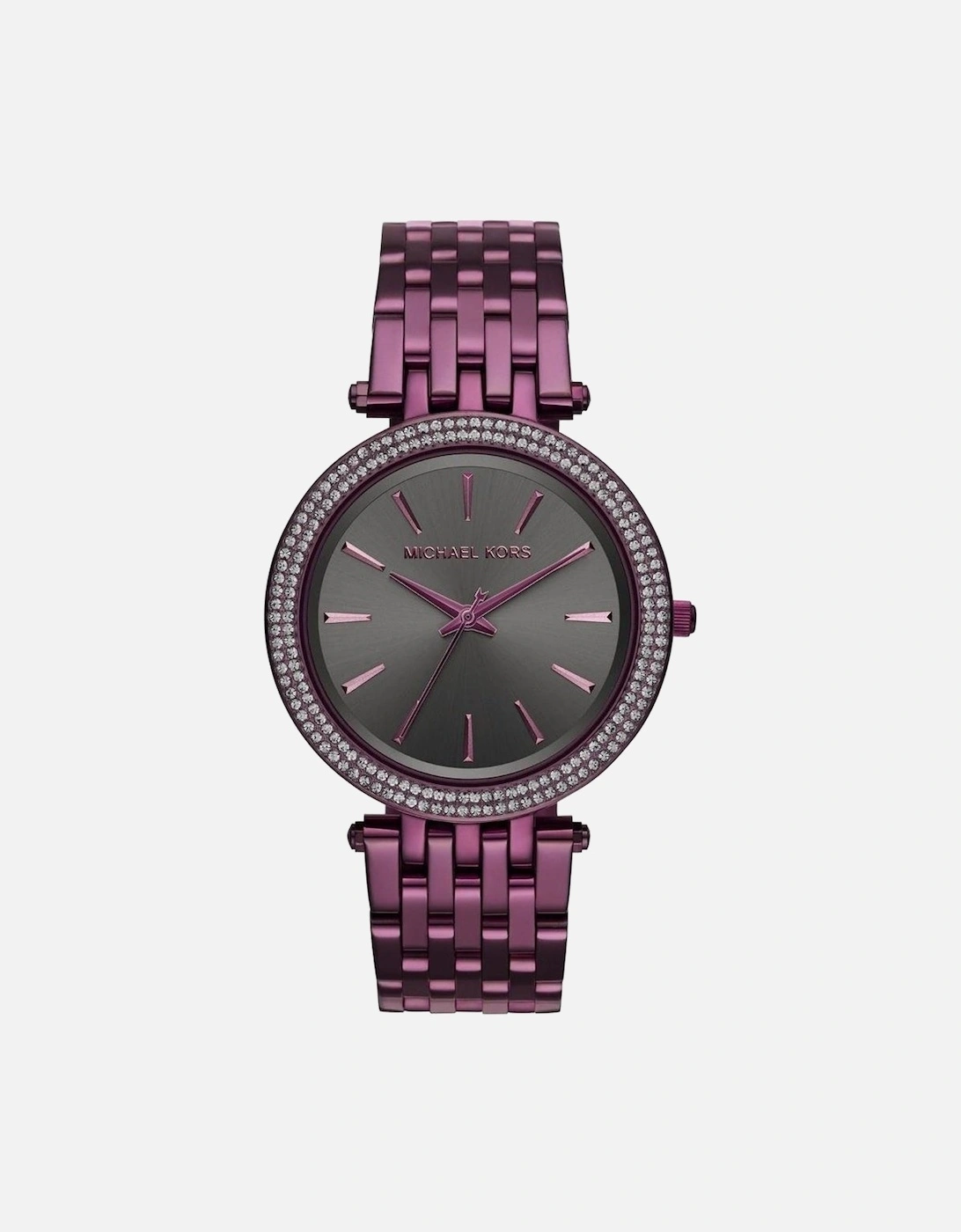 Michael Kors Women's Michael Kors MK3554 Darci Gunmetal Dial Ladies Watch - Purple