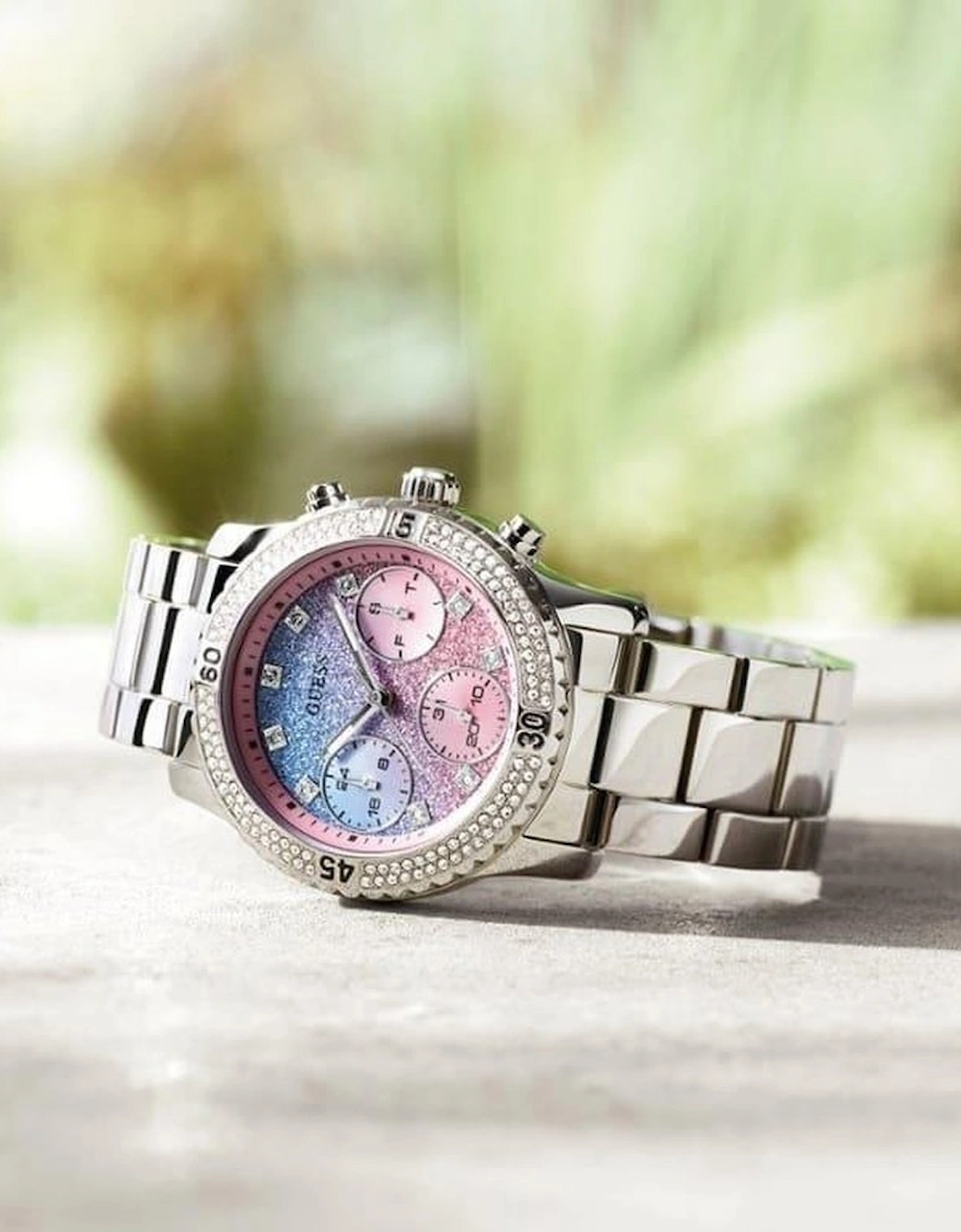 W0774L1 Confetti Multicolor Sparkling Dial Women's Watch