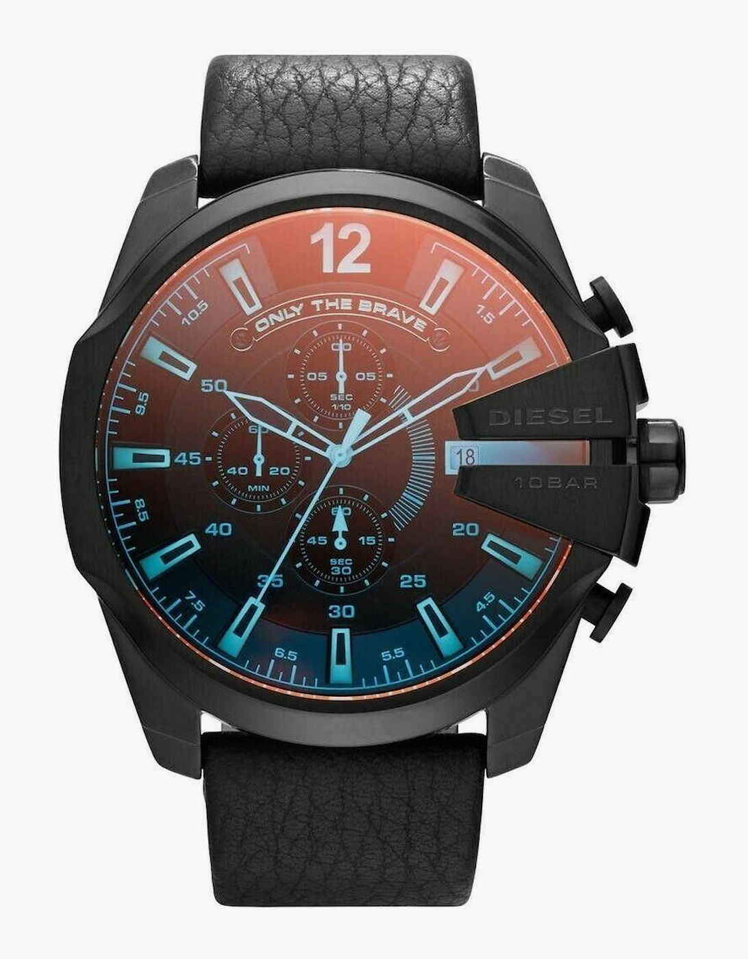 Diesel Men's Black Dz4323 Mega Chief Chronograph Dial Watch