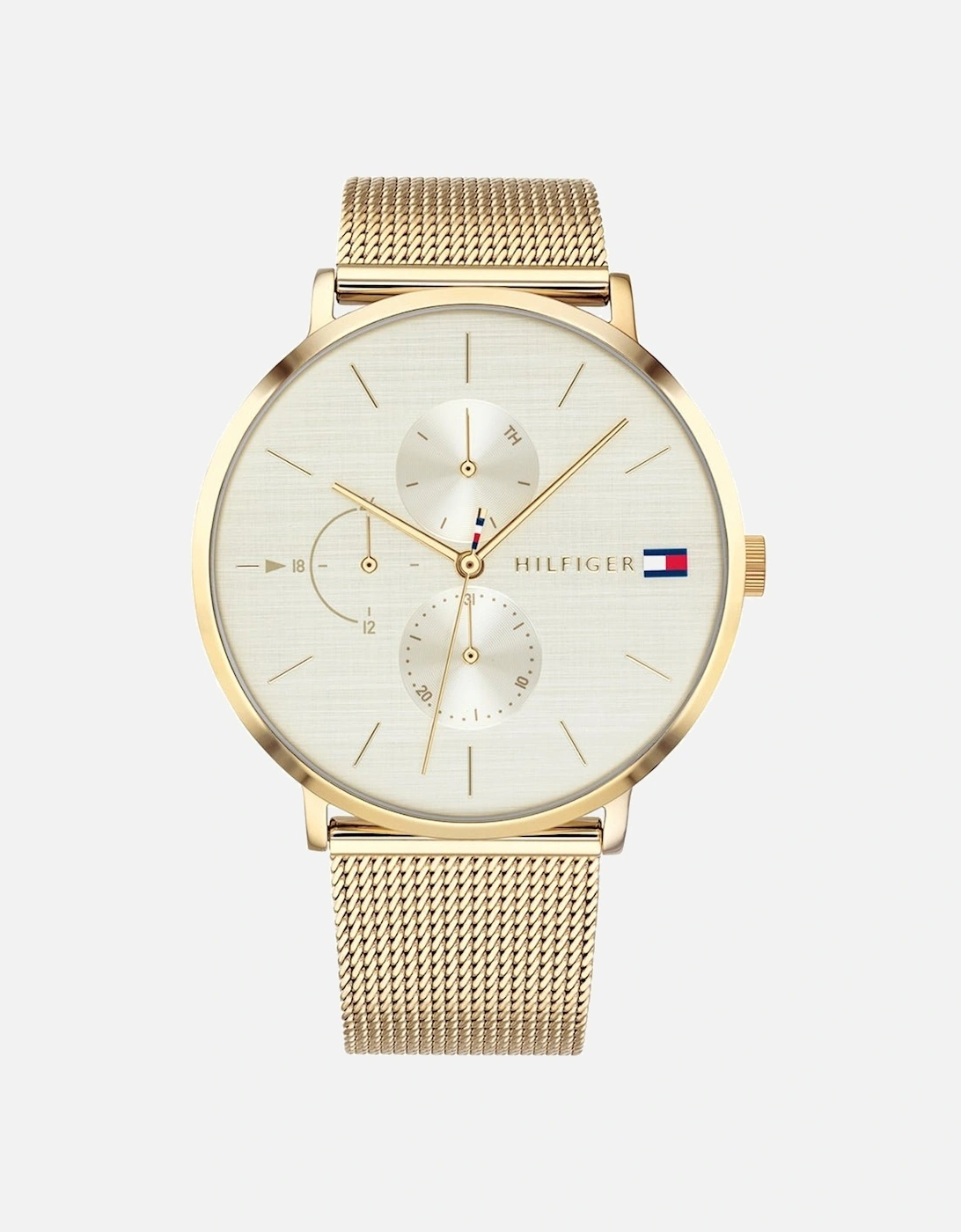 Tommy Hilfiger Women's White 1781943 Jenna Watch Size 2