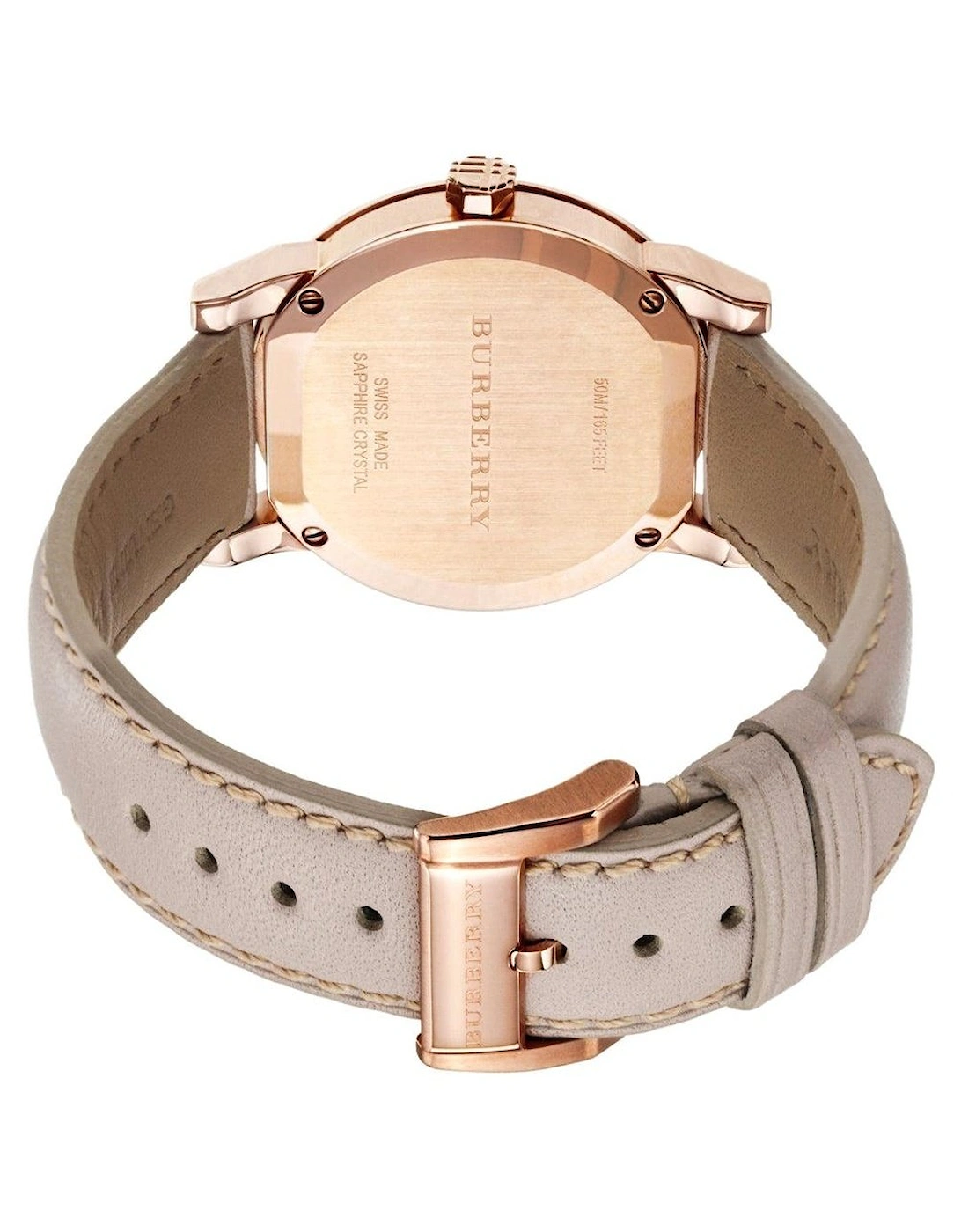 BU9109 Rose Gold Tone Beige Check Dial Women's Watch