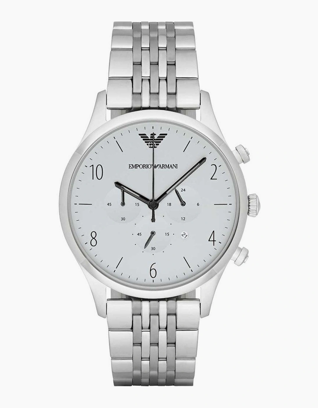 Emporio Armani Men's Emporio Armani AR1879 Classic Chronograph Men's Watch - Silver