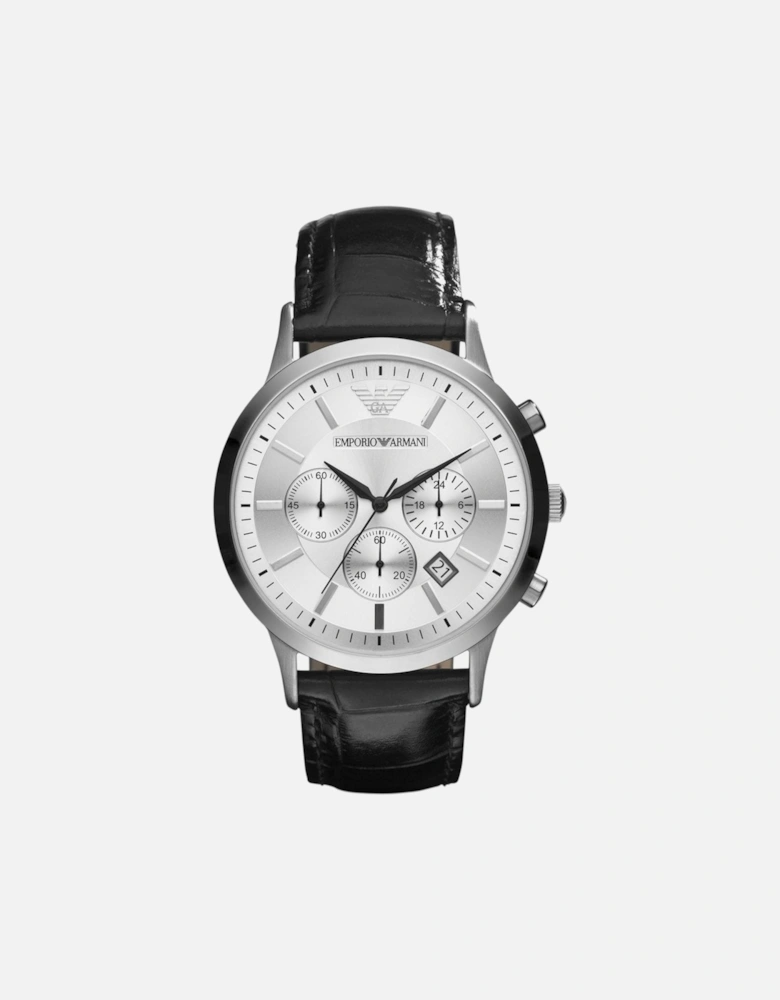 AR2432 Men's Silver Dial Chronograph Watch