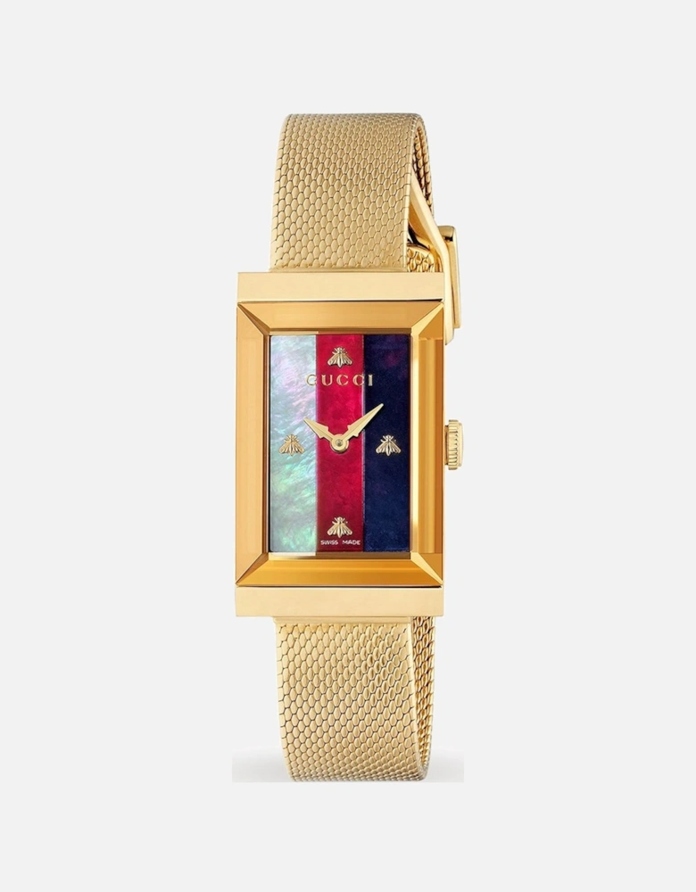 YA147410 G-Frame 34mm Yellow Gold Ladies Watch