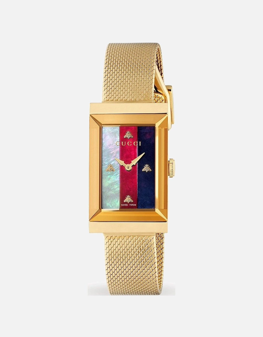 YA147410 G-Frame 34mm Yellow Gold Ladies Watch, 6 of 5