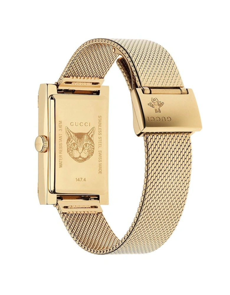 YA147410 G-Frame 34mm Yellow Gold Ladies Watch