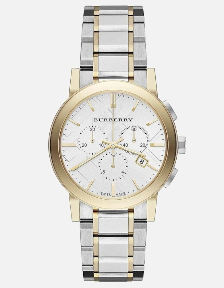 The City Two-Tone Chronograph Unisex Watch BU9751