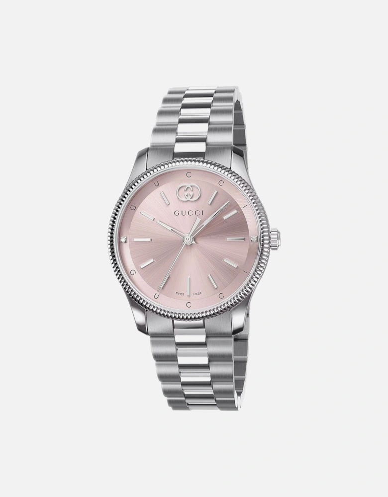 YA1265061 G-Timeless Pink Dial Ladies Watch