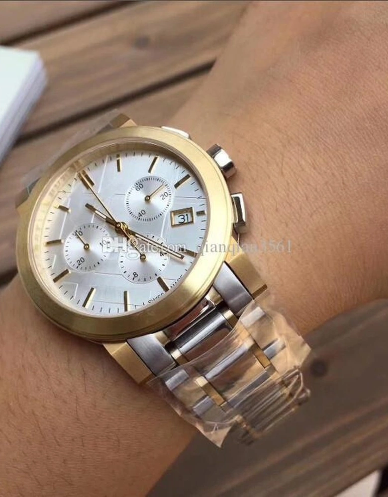 The City Two-Tone Chronograph Unisex Watch BU9751