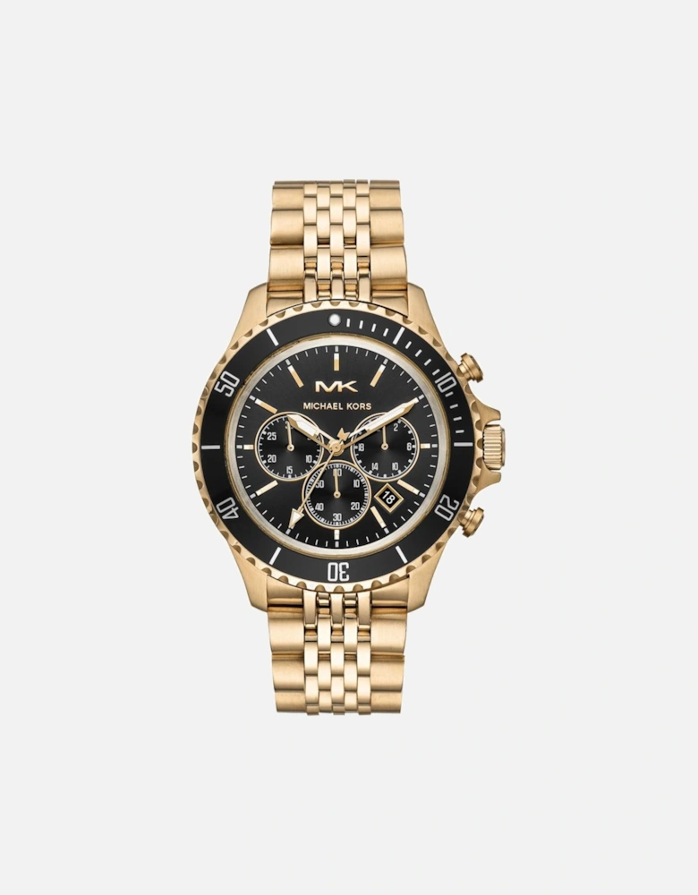 MK8726 Black Dial Gold Tone Men's Watch