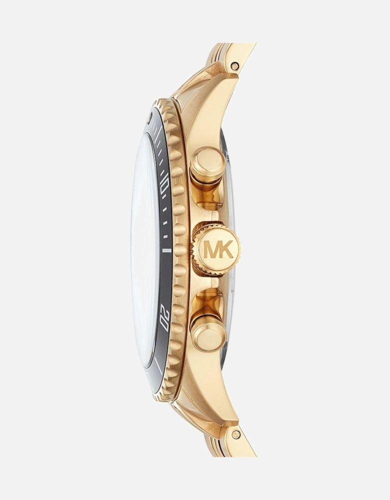 MK8726 Black Dial Gold Tone Men's Watch