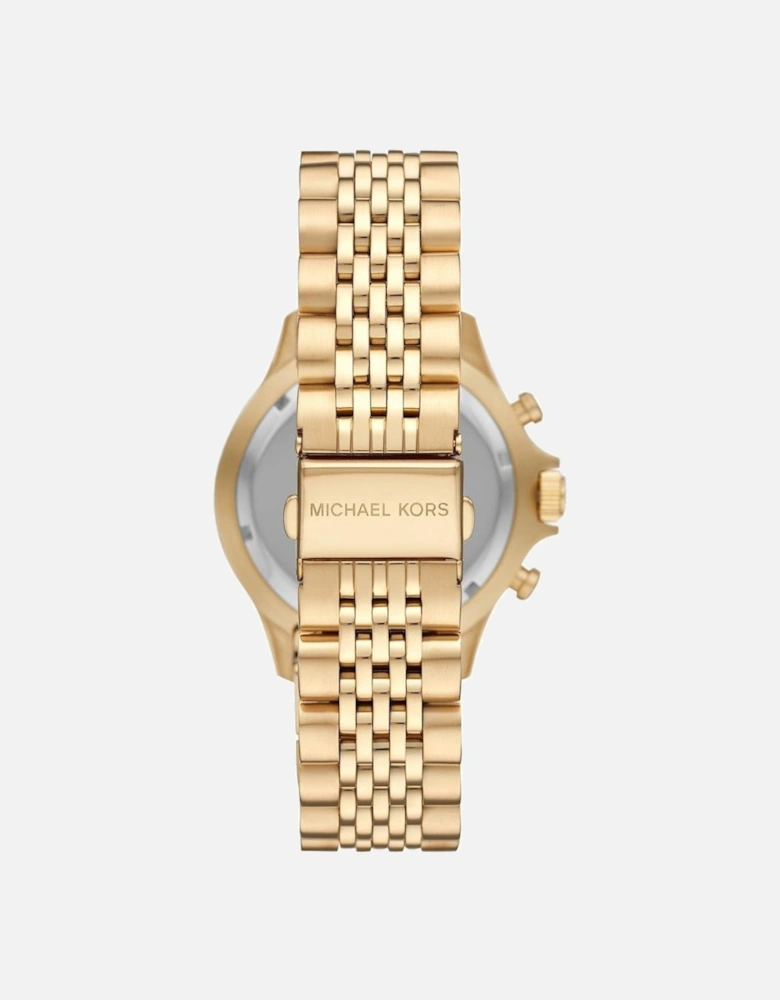 MK8726 Black Dial Gold Tone Men's Watch