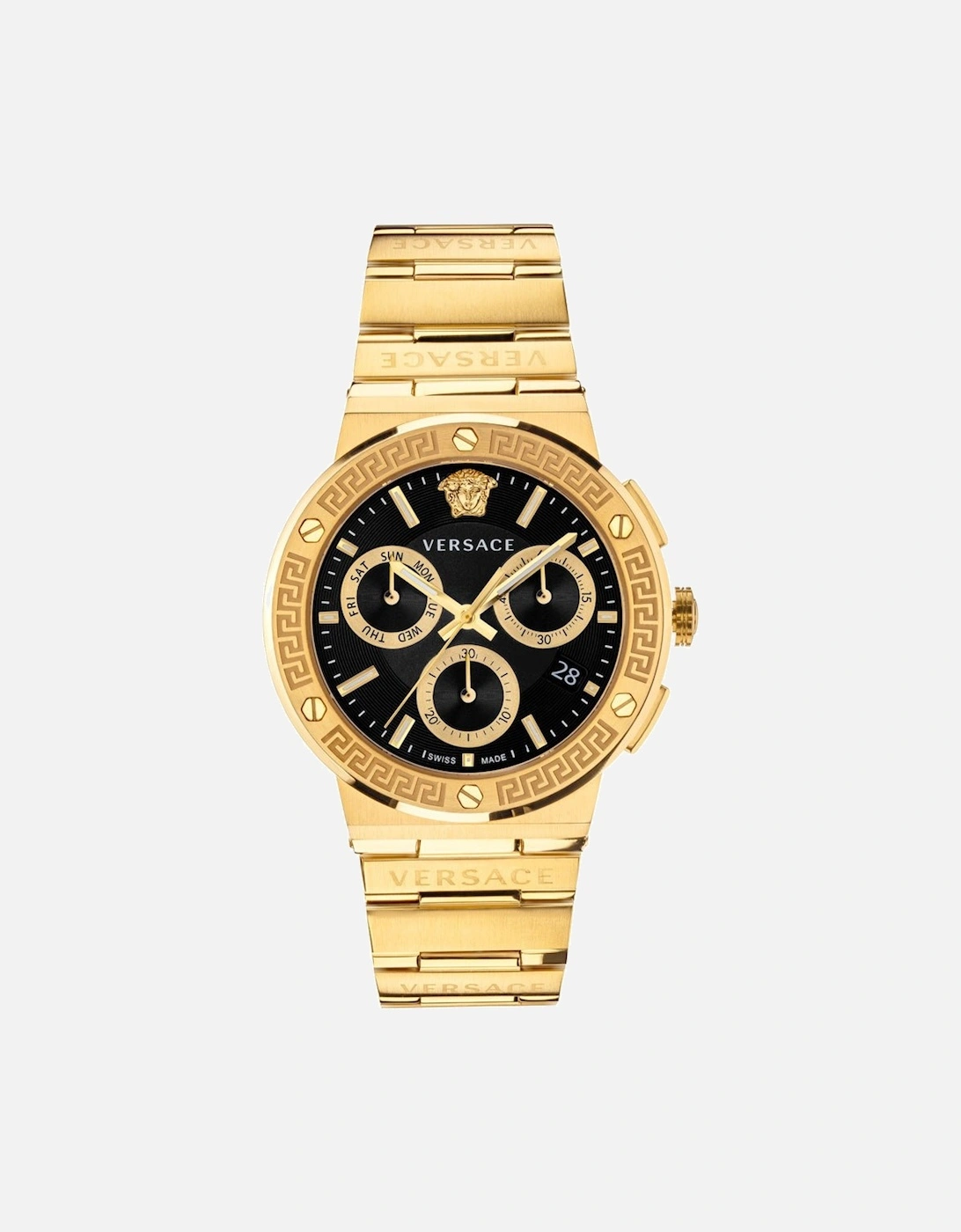 VEZ900421 Men's Greca Logo Chrono Watch, 5 of 4