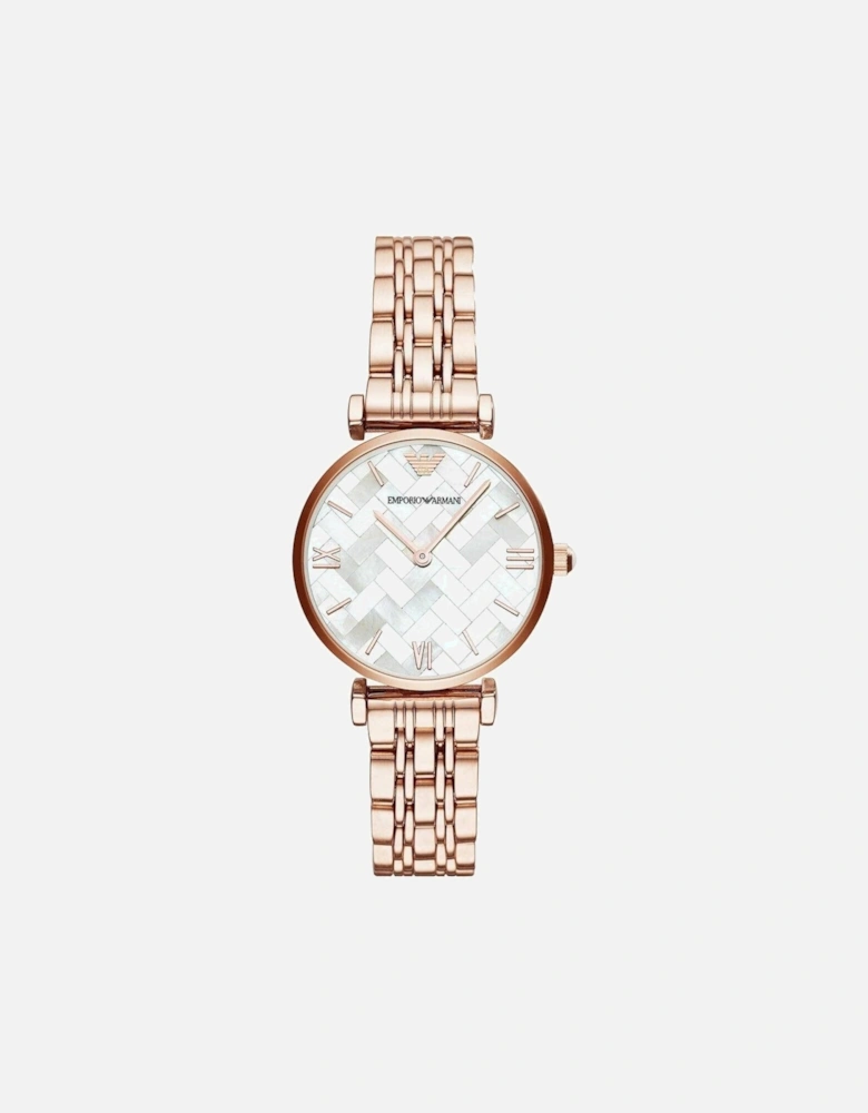 AR11110 Gianni T-Bar Rose-Gold Tone Women's Watch