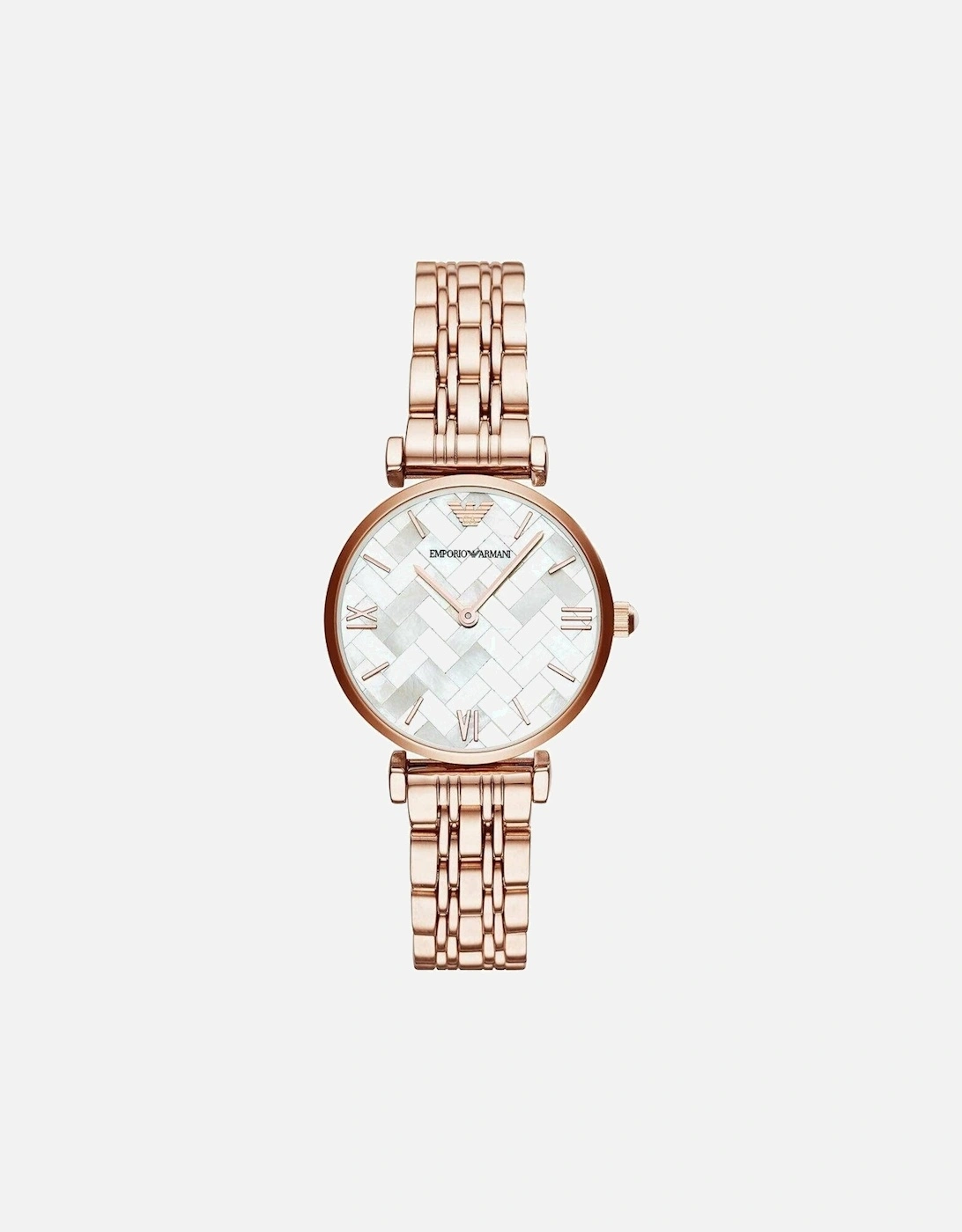 AR11110 Gianni T-Bar Rose-Gold Tone Women's Watch, 5 of 4