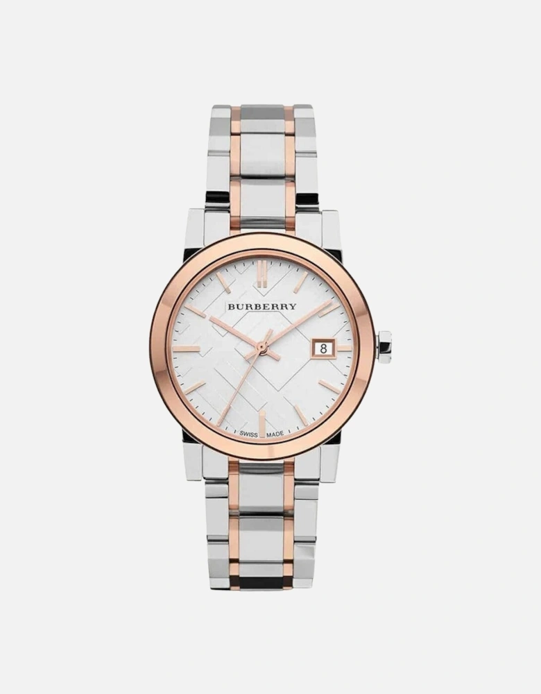 BU9105 The City Unisex Watch Silver / Rose Gold