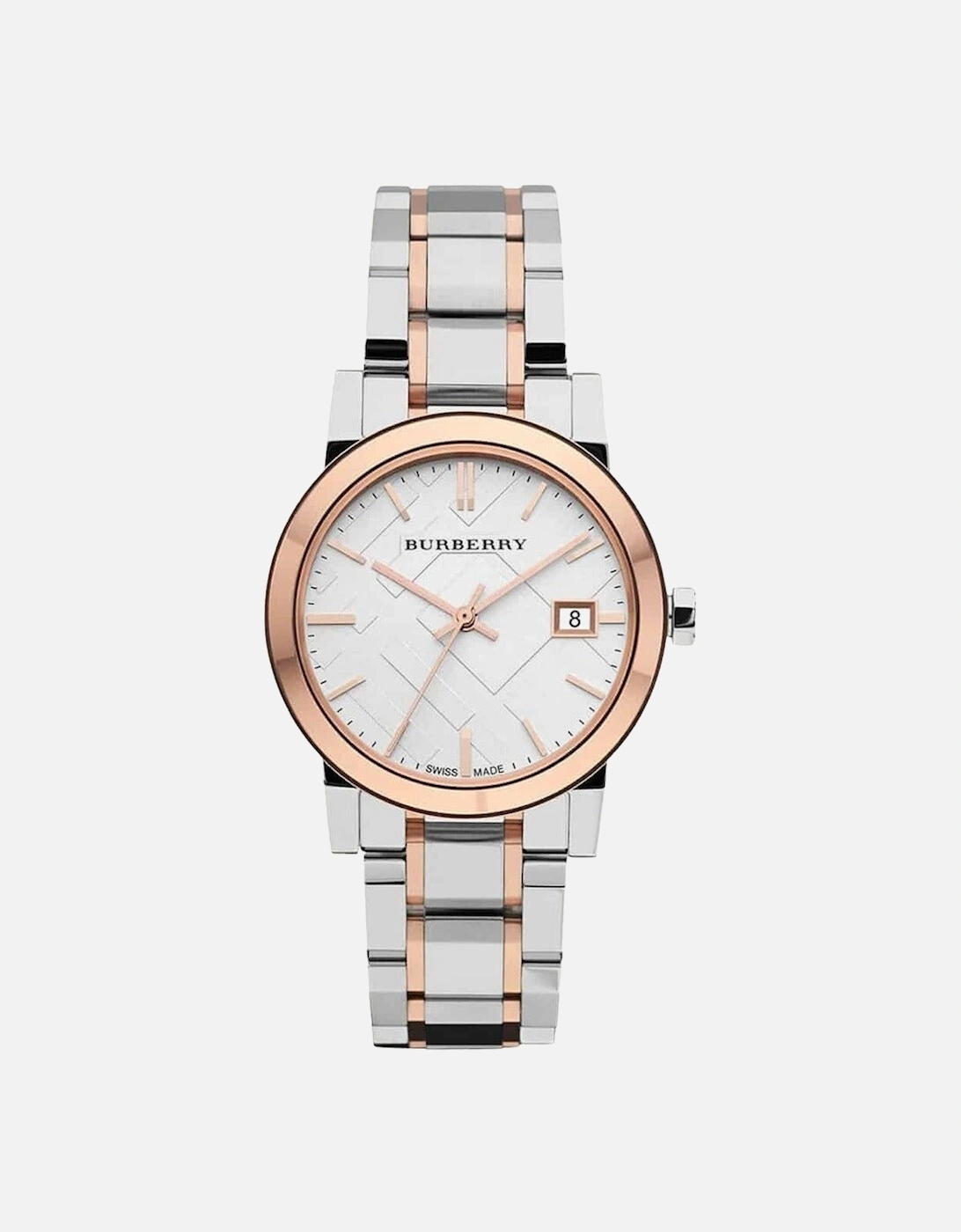 BU9105 The City Unisex Watch Silver / Rose Gold, 5 of 4