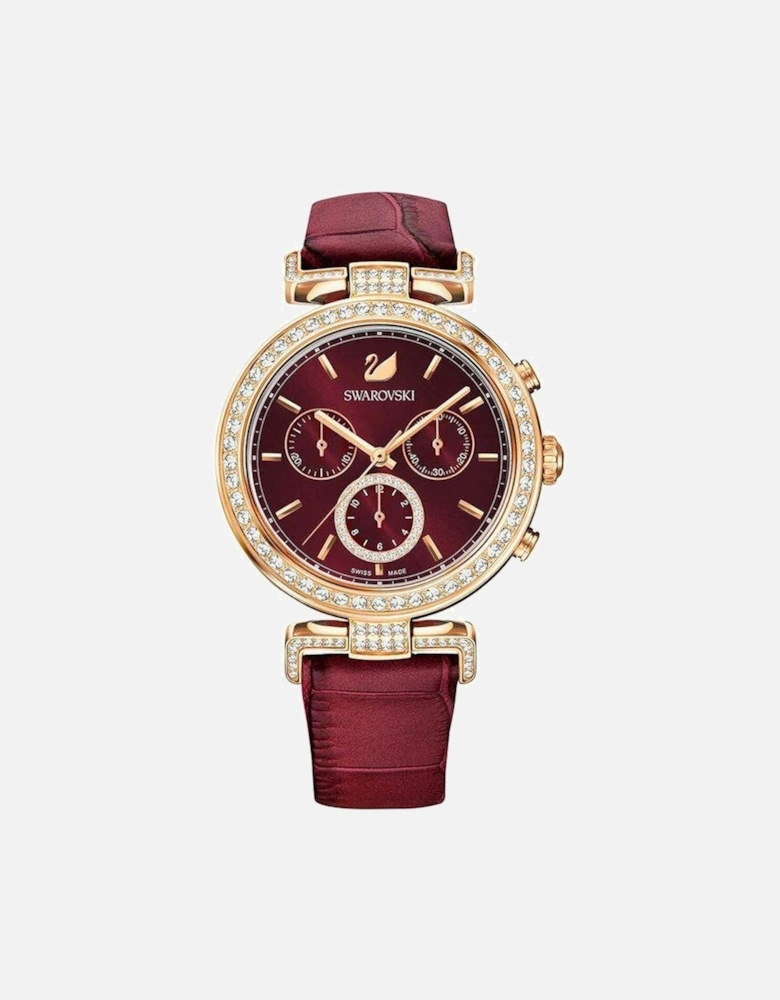 5416701 Era Journey Dark Red Rose-Gold Tone PVD Women's Watch