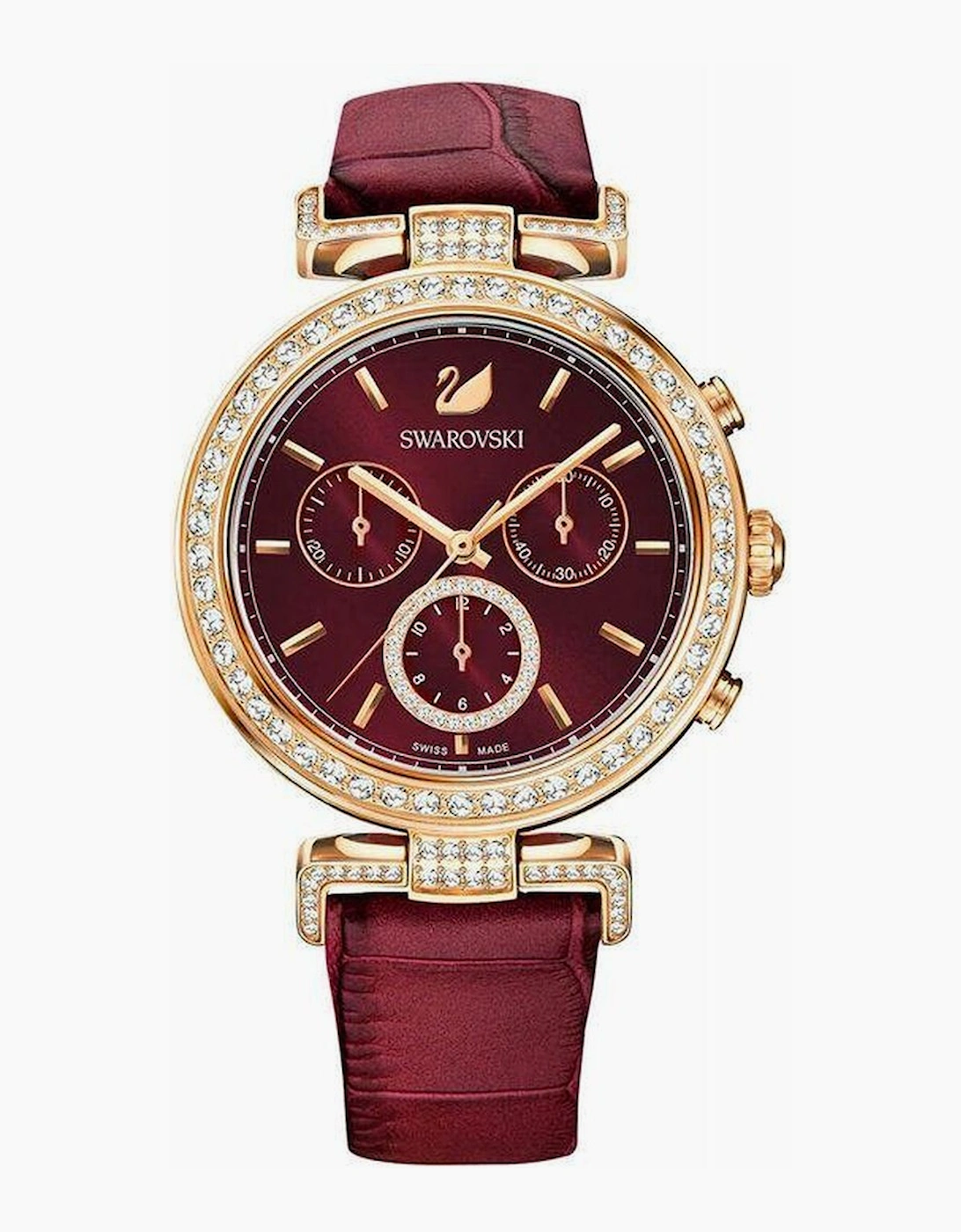 Swarovski Women's Swarovski 5416701 Era Journey Dark Red Rose-Gold Tone PVD Women's Watch