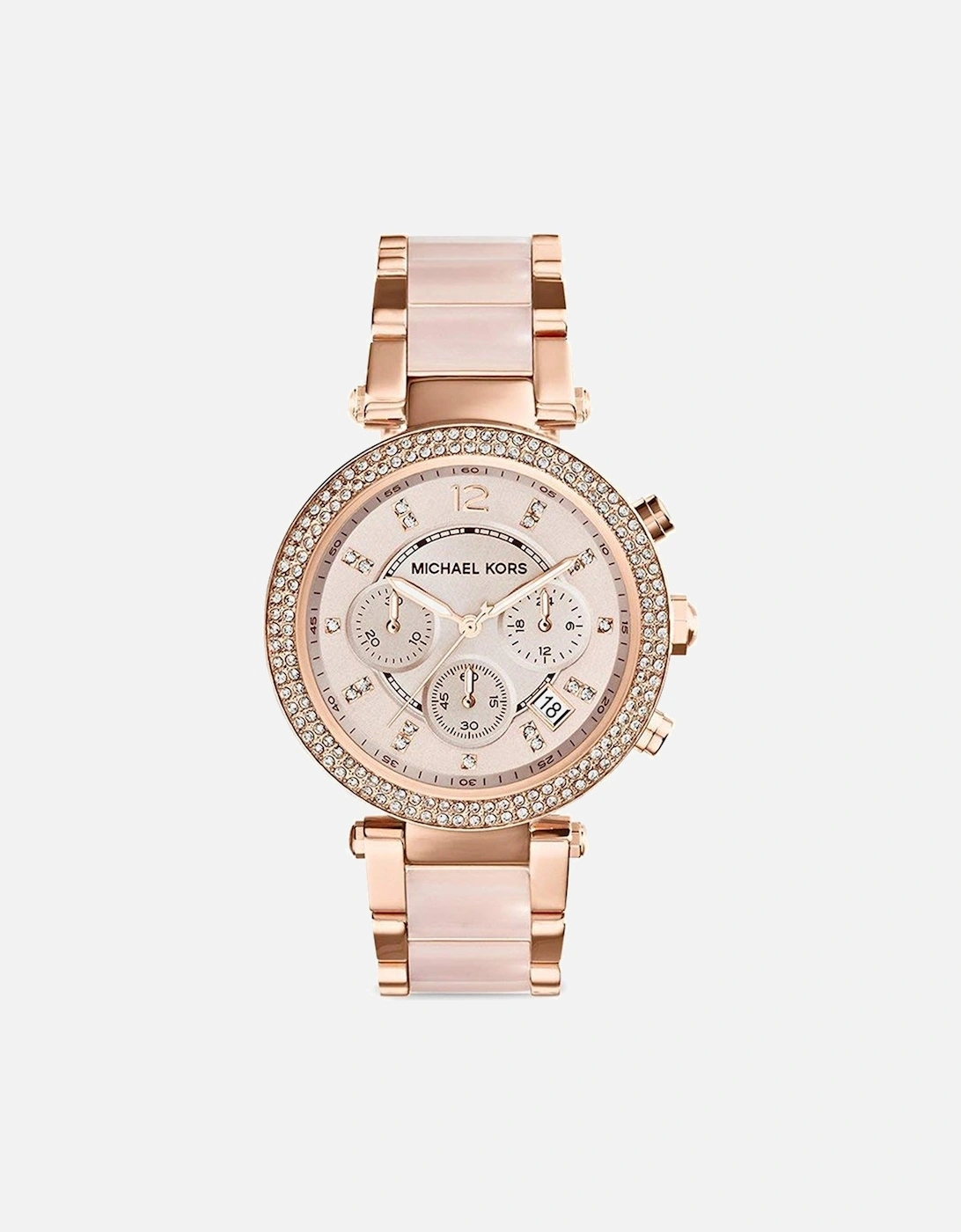 MK5896 Parker Chronograph Ladies Watch Rose Gold, 5 of 4