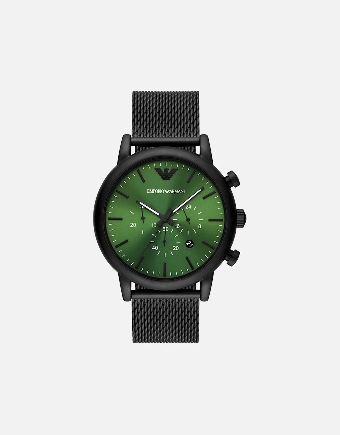 AR11470 Black and Luigi Green Chronograph Quartz Men’s Watch, 5 of 4