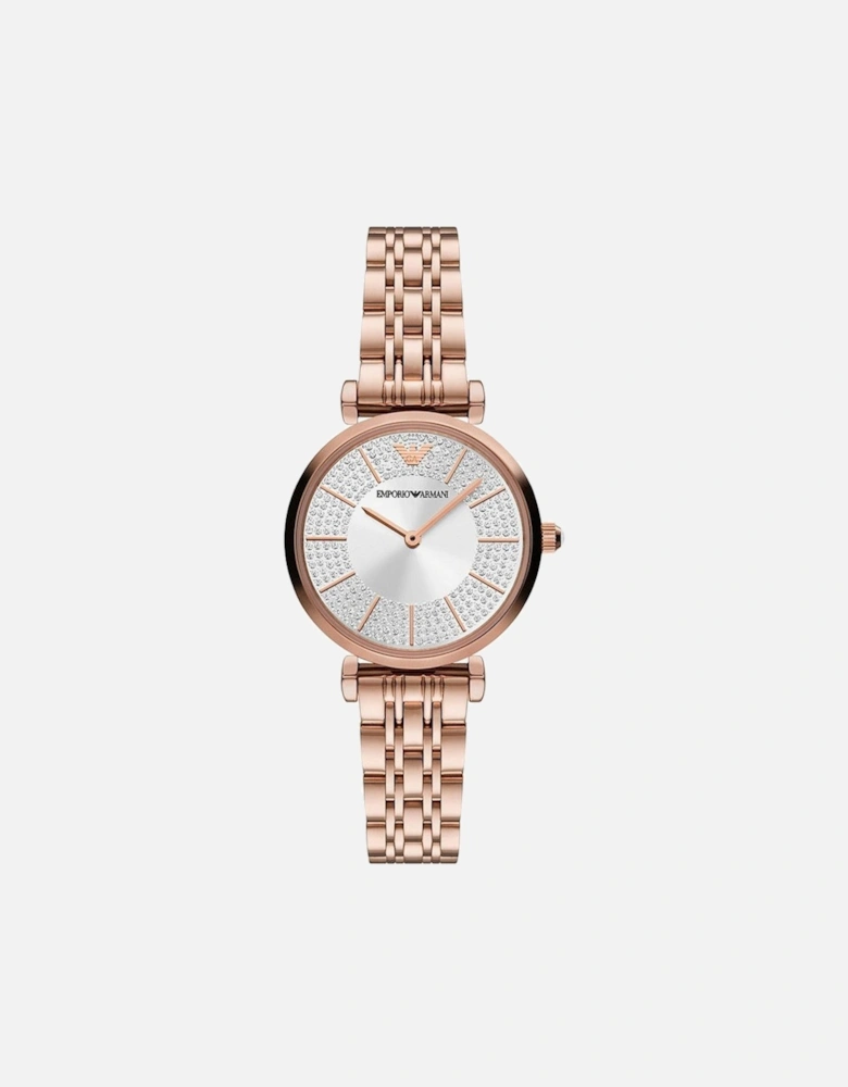 AR11446 Gianni T-Bar Analog Silver Dial Women's Watch