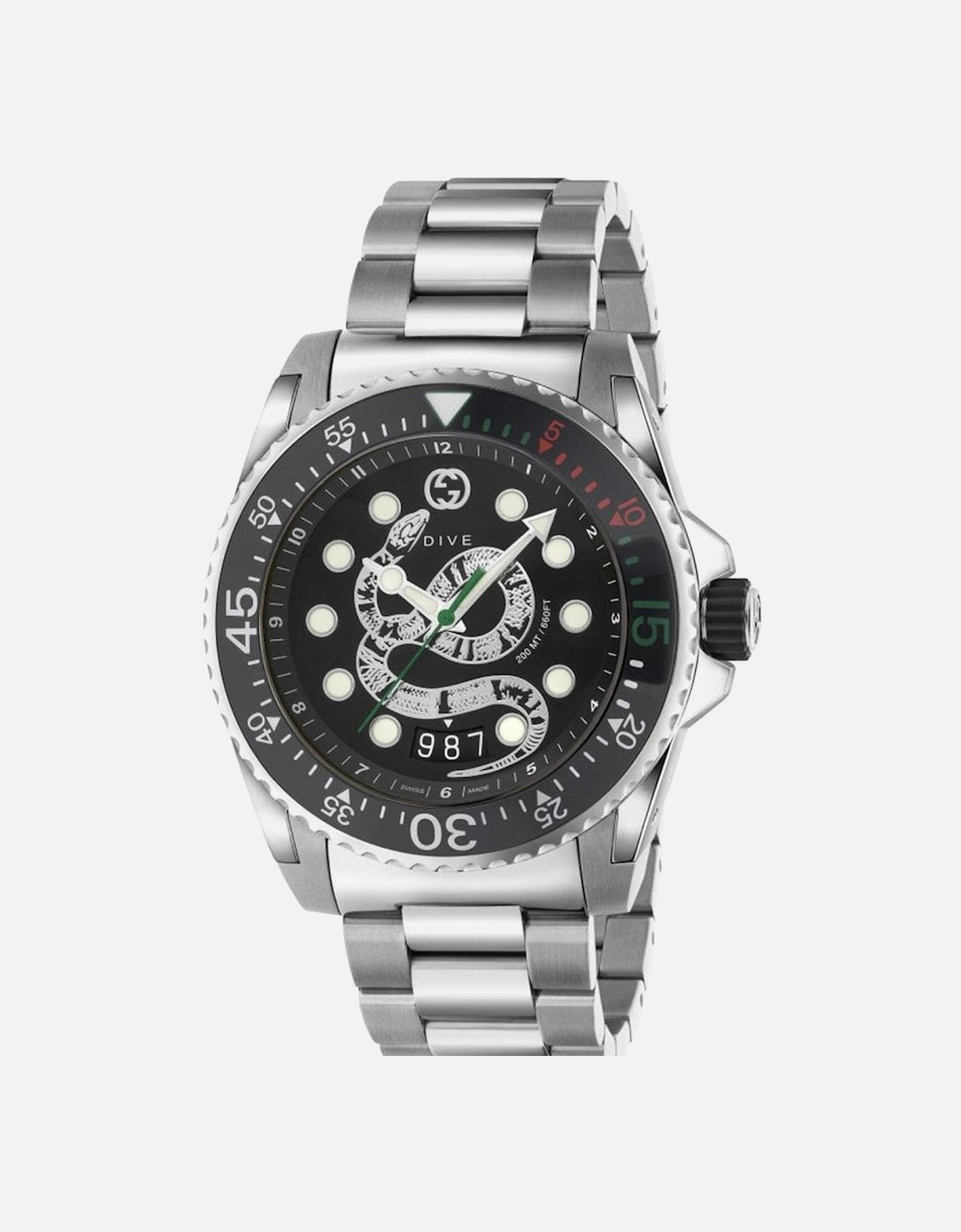 YA136218 Black Snake Dial Men's Watch, 8 of 7