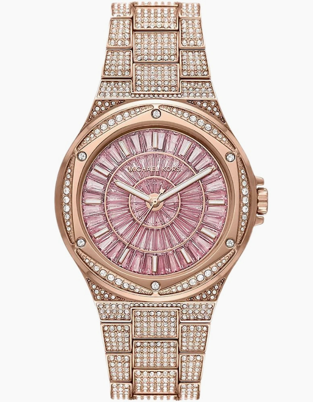Michael Kors Women's Michael Kors MK6992 Lennox Gold-Tone Ladies Watch - Pink