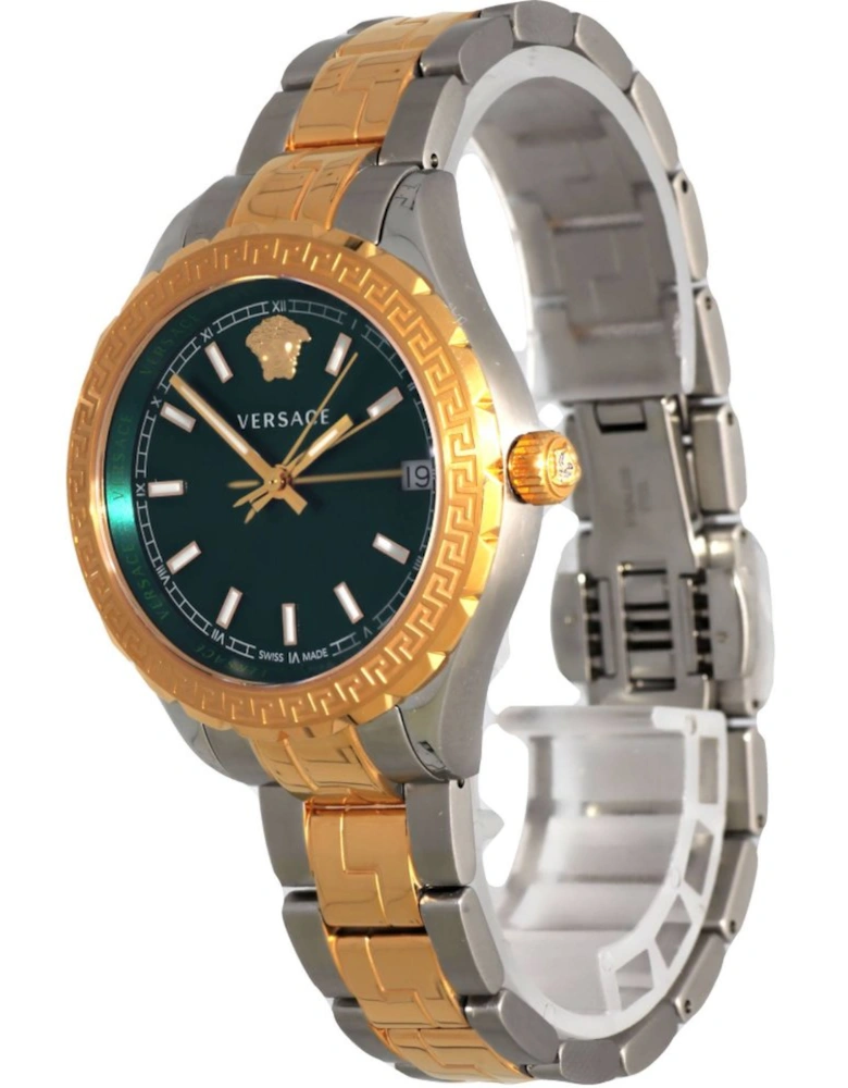 V12050016 Hellenyium Two-Tone Green Ladies Watch