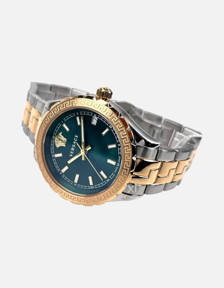 V12050016 Hellenyium Two-Tone Green Ladies Watch