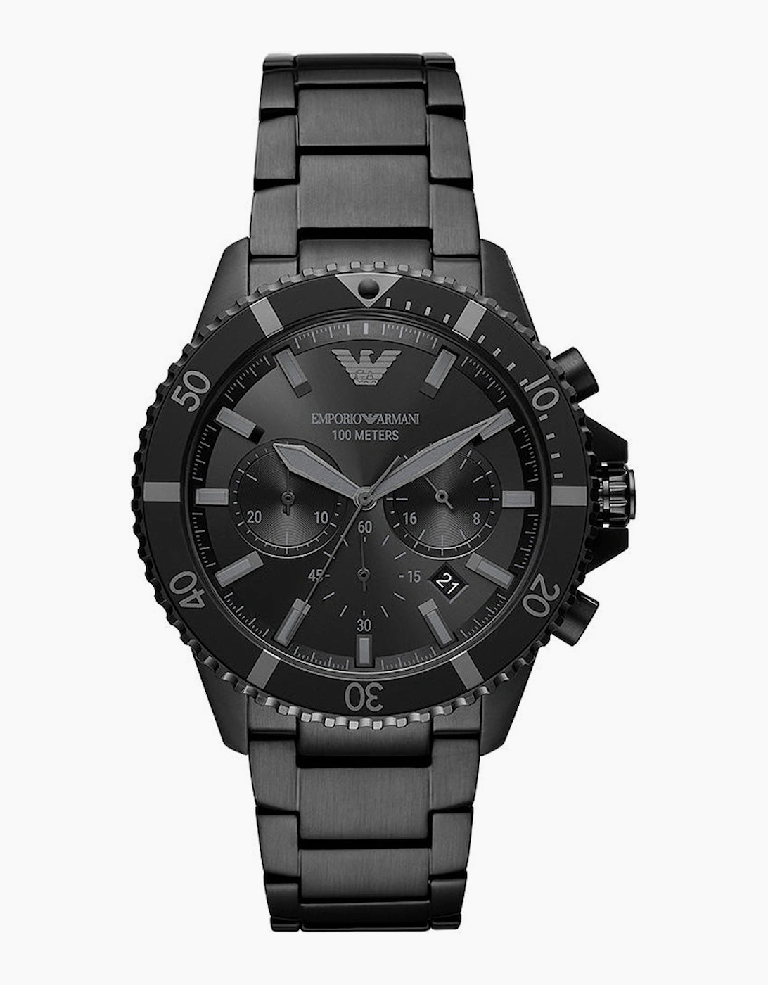 Emporio Armani Men's Black Ar11363 All Chronograph ’S Watch