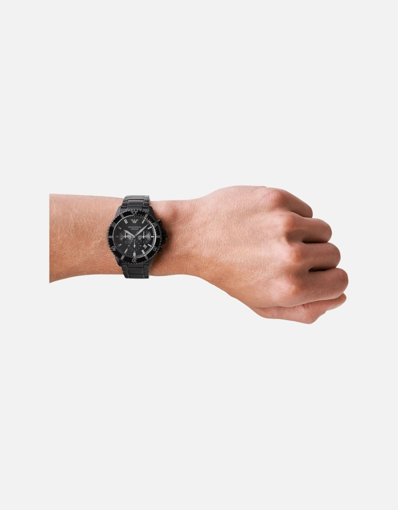 AR11363 All Black Chronograph Men’s Watch