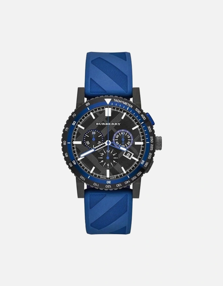 BU9807 The City Navy Blue Chronograph Men's Watch