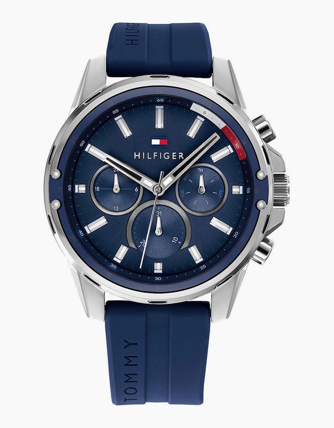 Tommy Hilfiger Analogue Multifunction Quartz Watch for Men with Stainless Steel Bracelet or Silicone Strap - Image 4