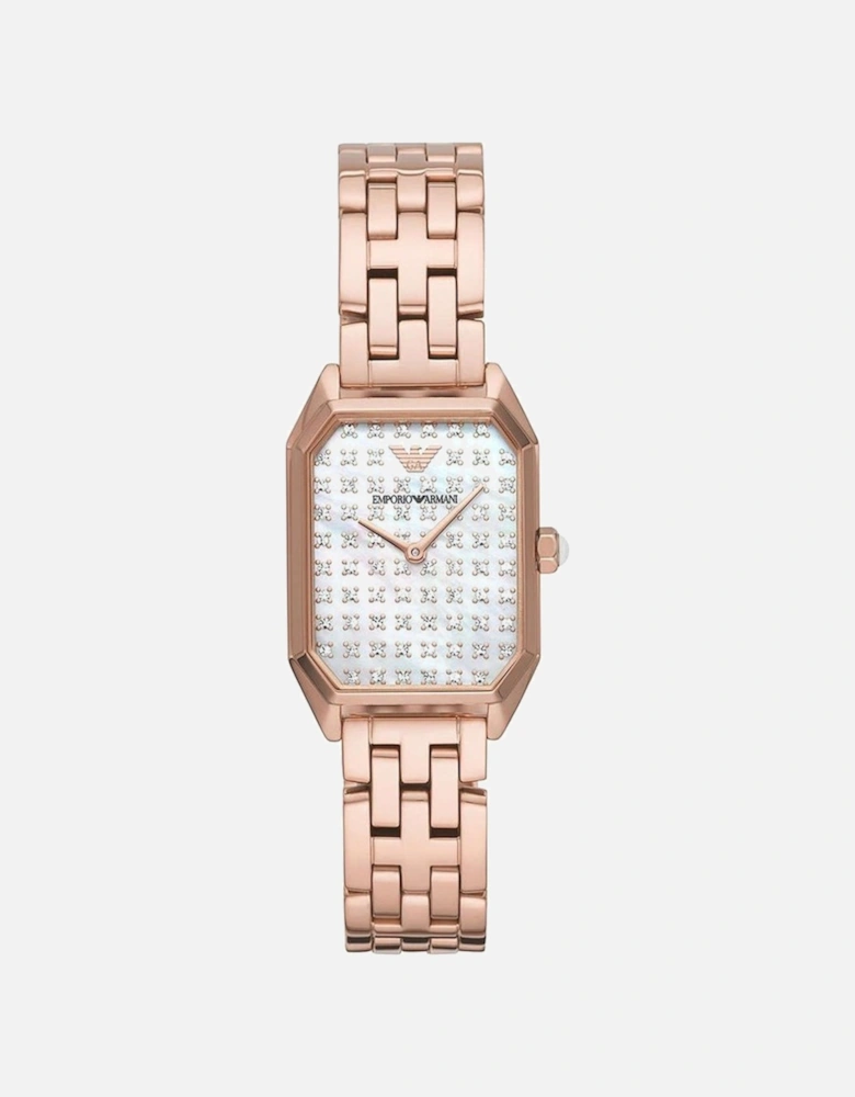 AR11389 Two Hand Rose Gold Tone Women's Watch