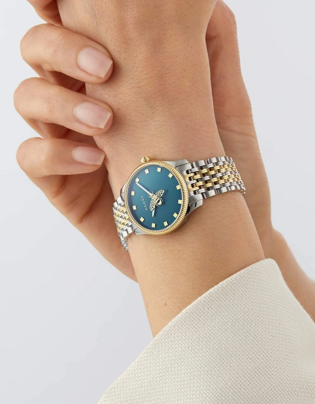 YA1265029 G-Timeless Two-Tone Ladies Watch