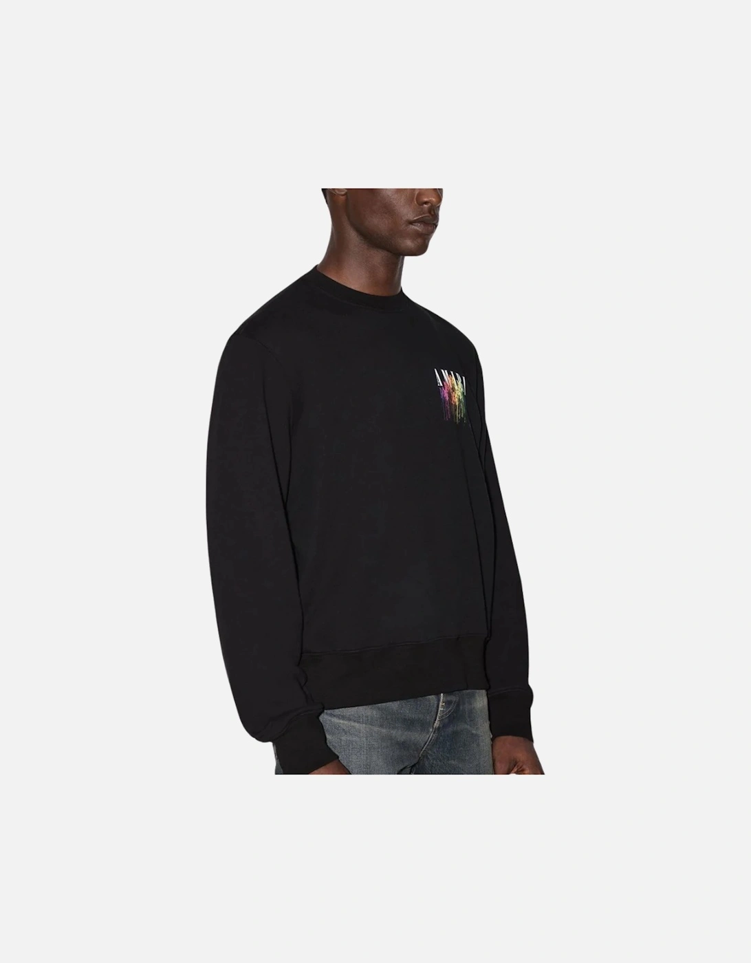 M.A Drip Collage Sweatshirt in Black