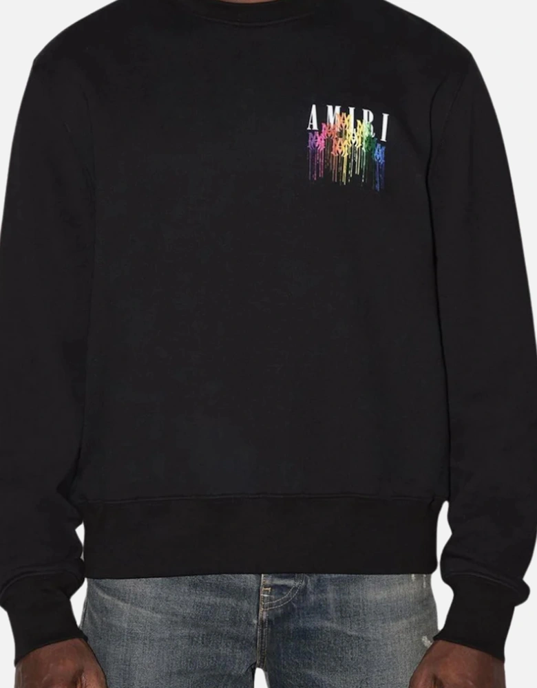 M.A Drip Collage Sweatshirt in Black