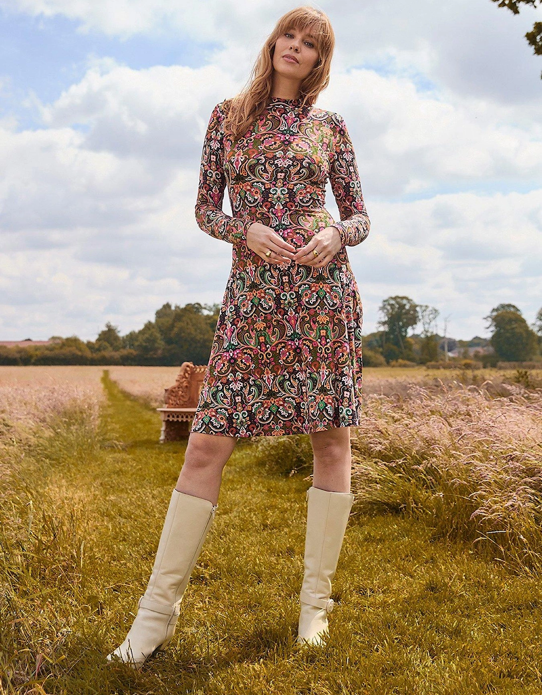 Enchanting Jersey Dress - Orange, 7 of 6