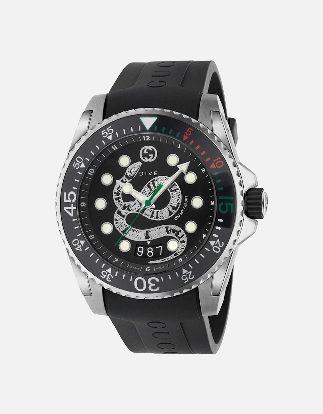 YA136217 Black Snake Dial Men's Watch, 6 of 5