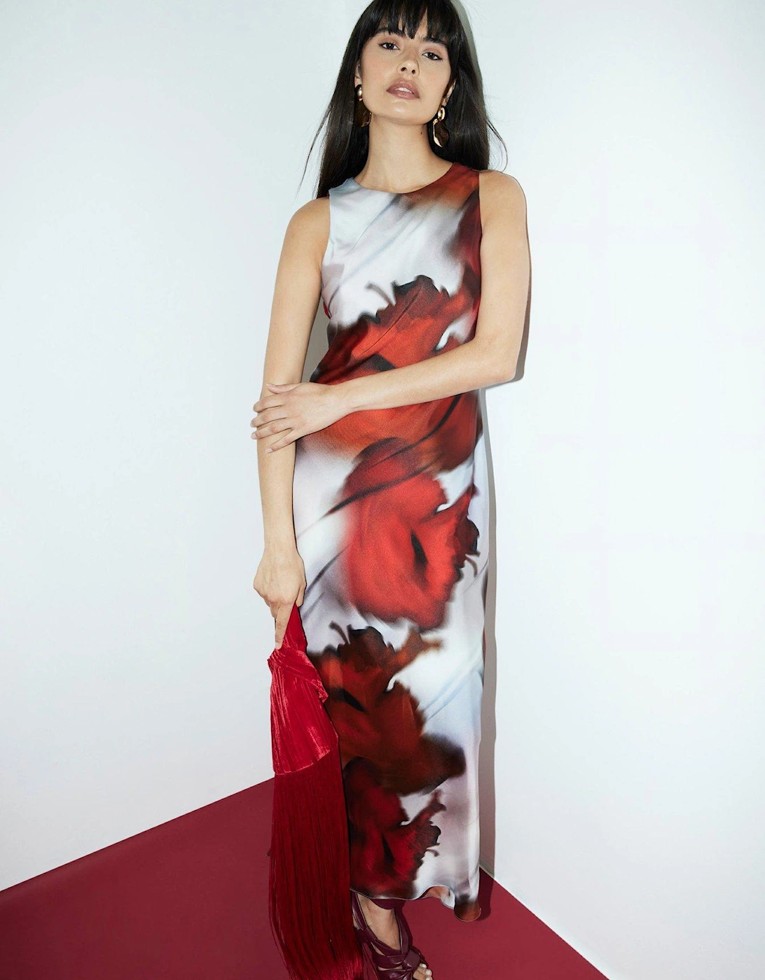 Slip Dress - Red, 5 of 4