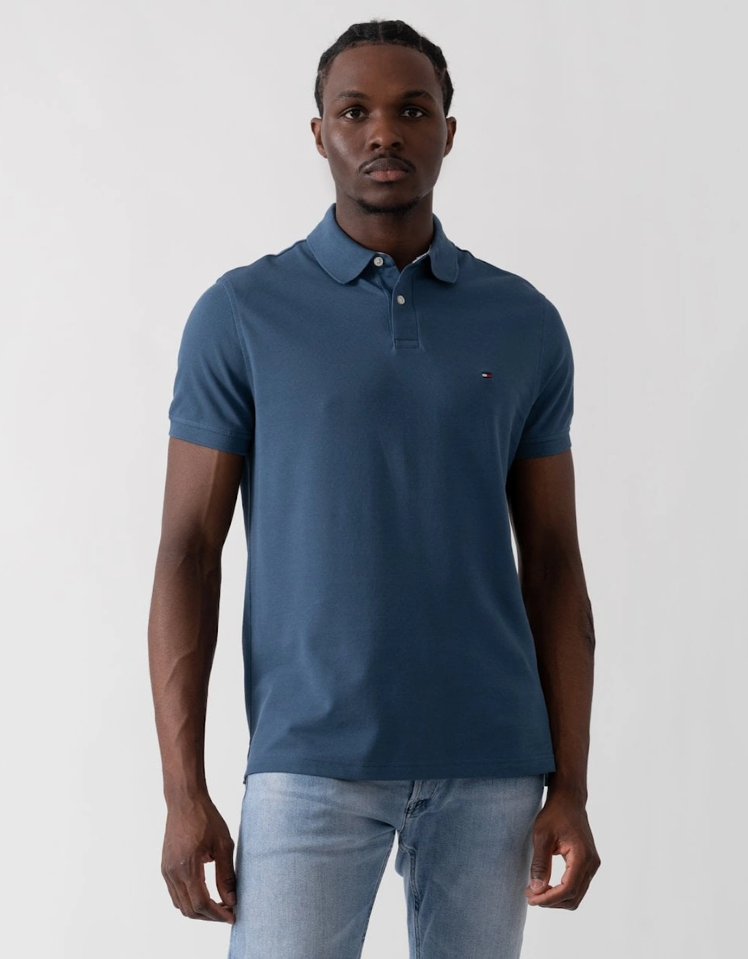 Tommy Hilfiger Men's Navy Core 1985 Regular Polo Shirt - - : 38/Regular M