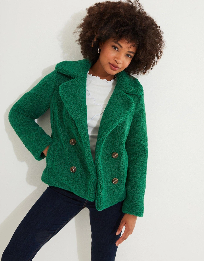 Green Teddy Jacket